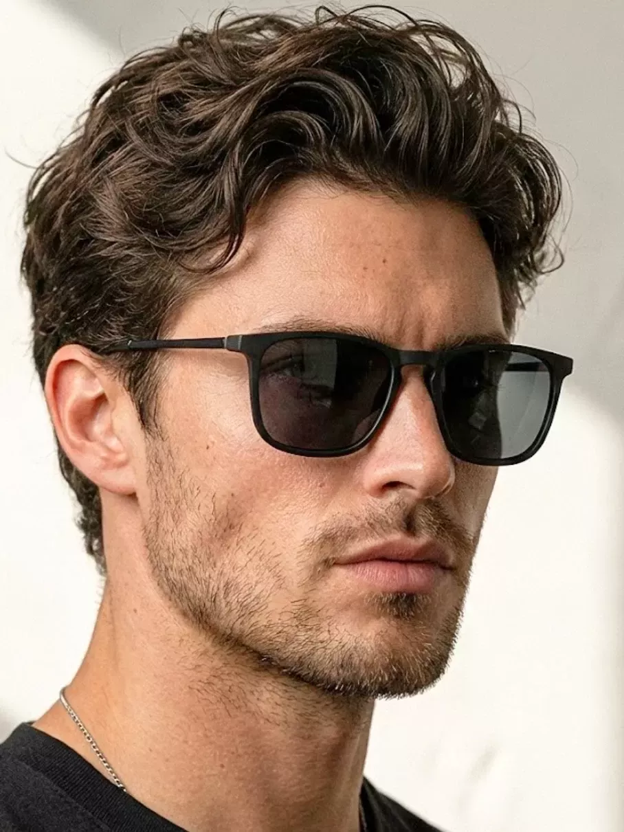 short wavy crop wavy hairstyles for men
