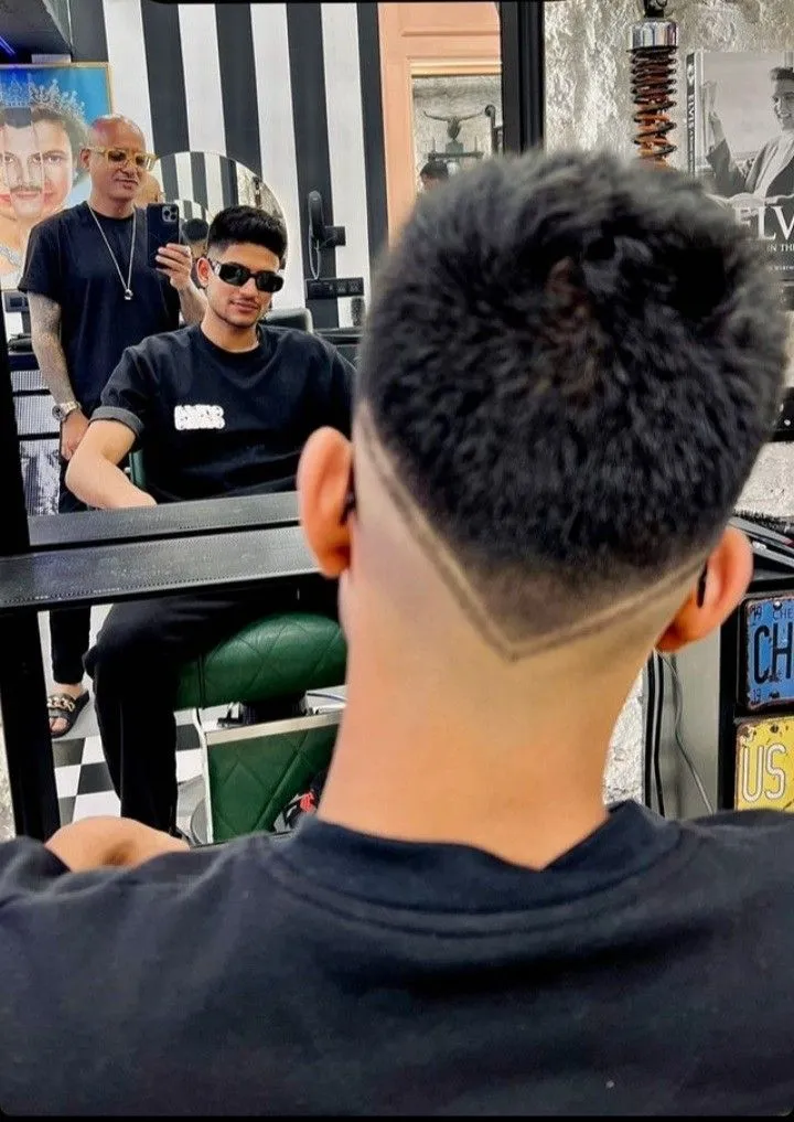 Shubman Gill hairstyle photo