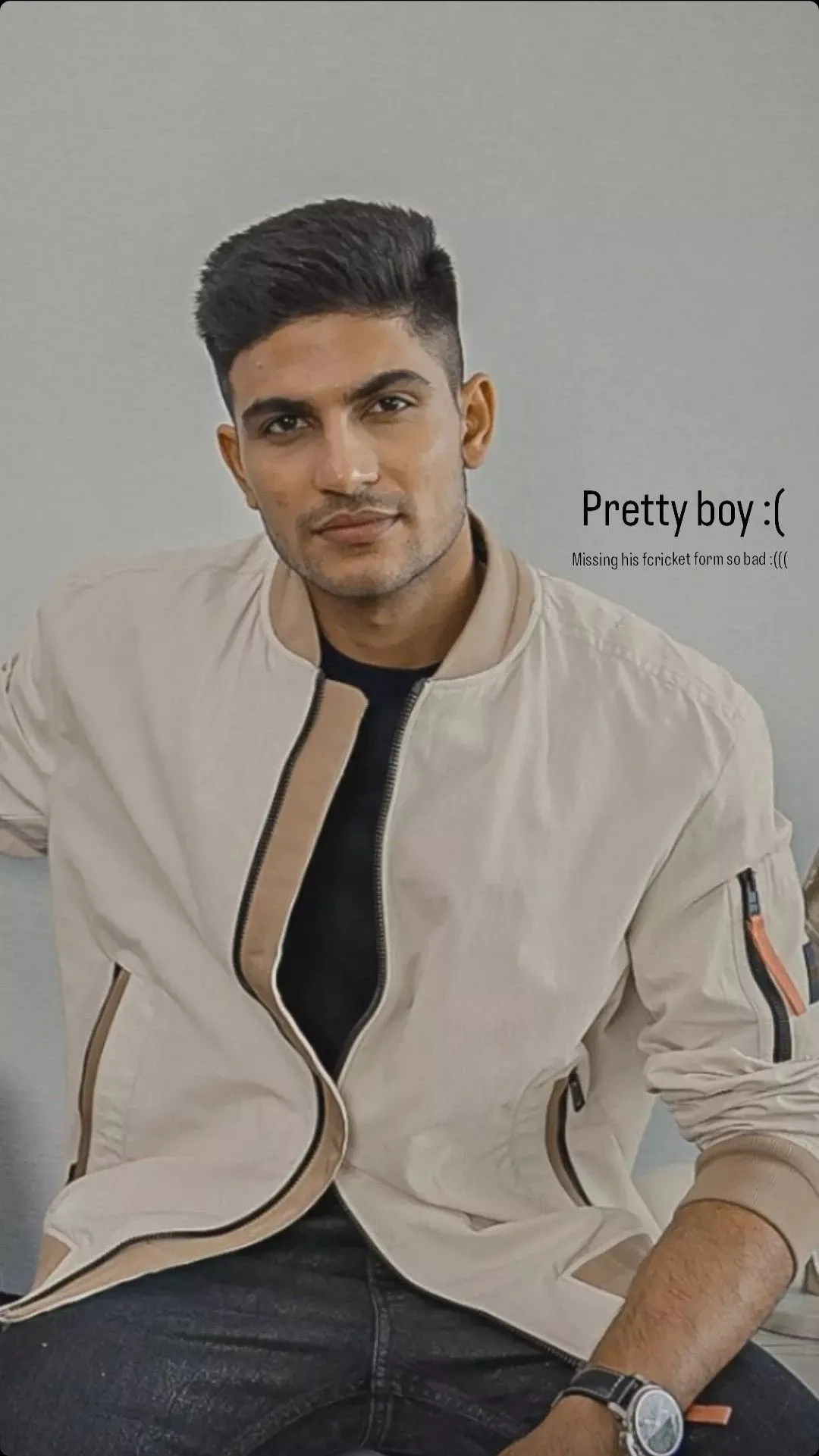 Shubman Gill hairstyle photo