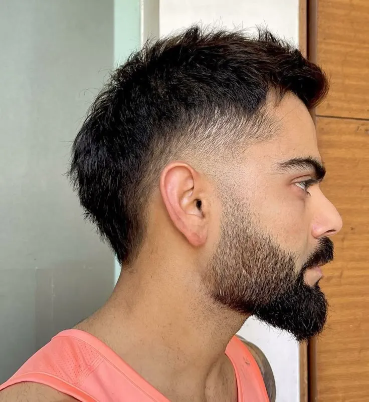 Shubman Gill short hairstyle buzz cut front