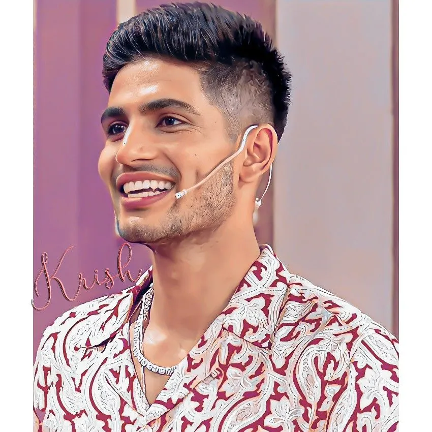 Shubman Gill hairstyle photo
