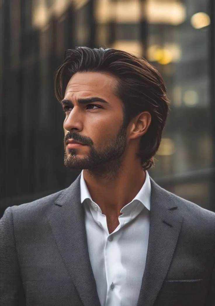 Long Hairstyles 33 slicked back long hairstyle for men