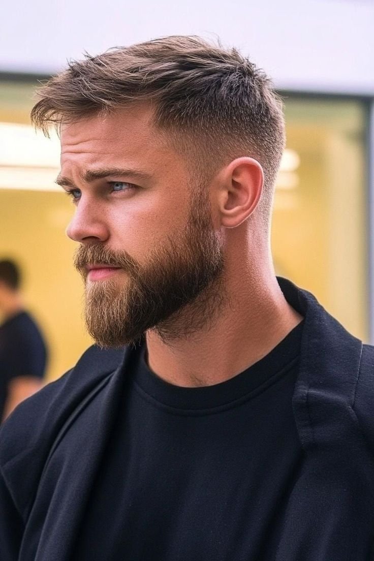 textured faux hawk best fade haircuts for thin hair