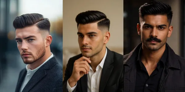 square face hairstyle men medium pompadour fade indian bollywood