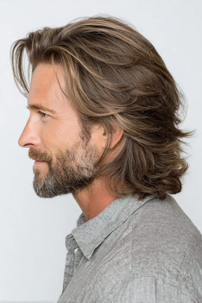 Long Hairstyles 68 straight long layered hairstyle for men