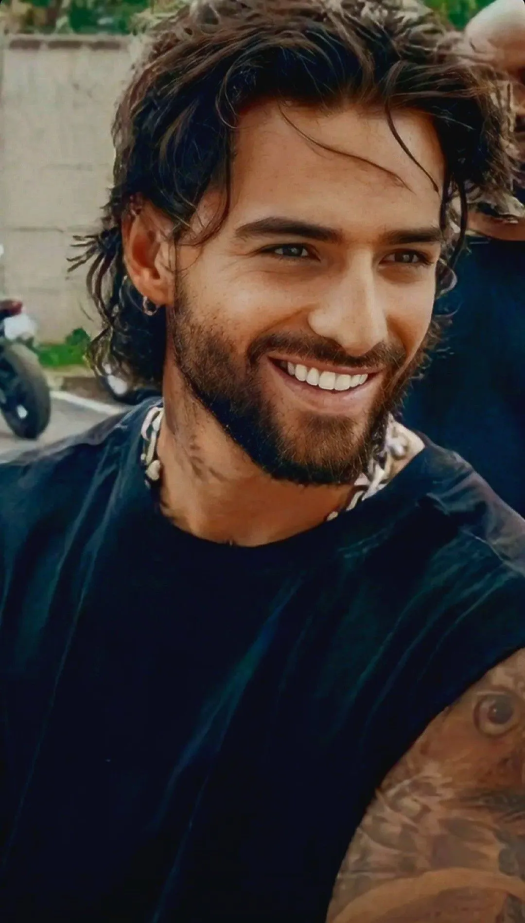 Long Hairstyles 66 thick long black hair with beard for men