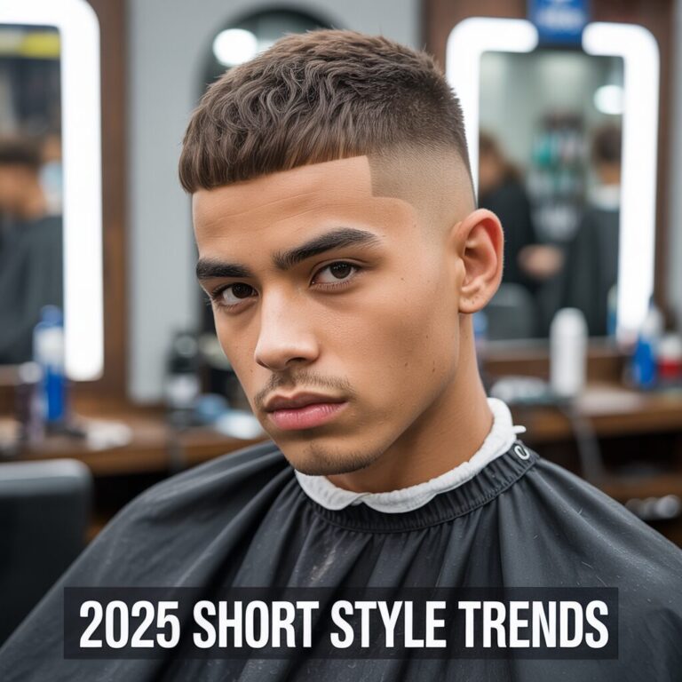 Very short hairstyles for men 2025