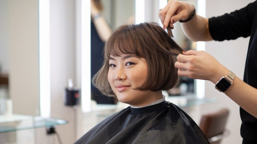 Layered Bob: The Classic Face-Slimming Cut