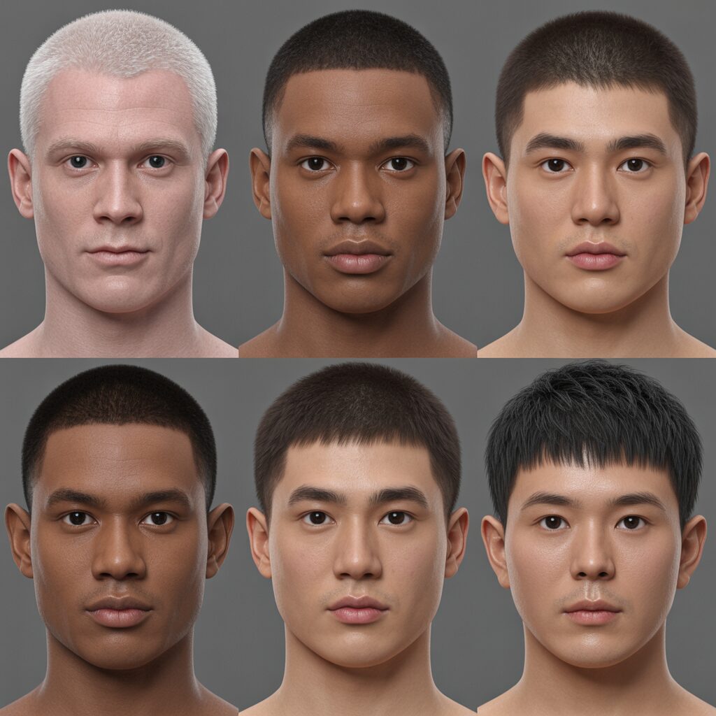 Face Shape Considerations for Very Short Cuts