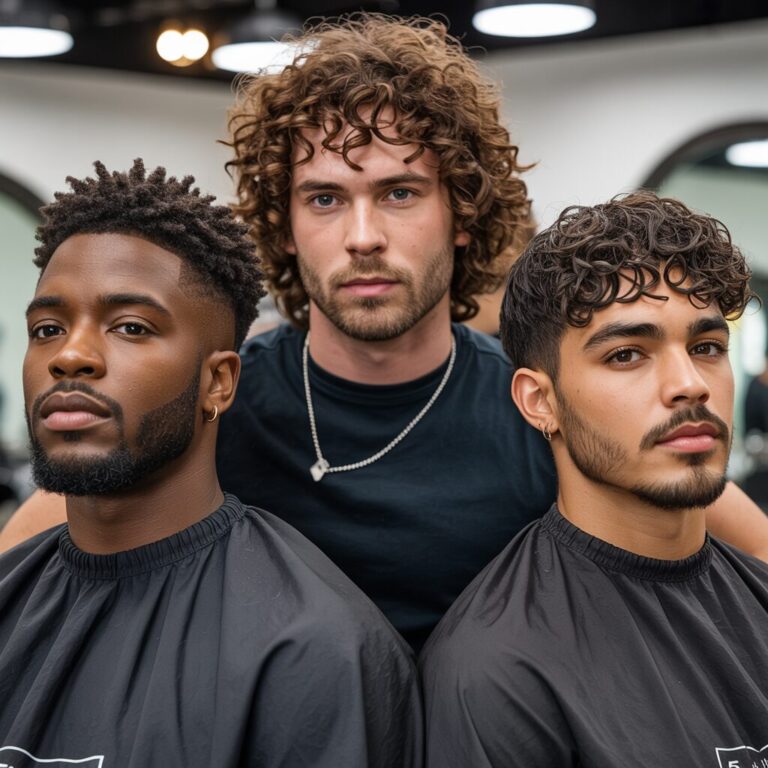 5 Curly hairstyles for men