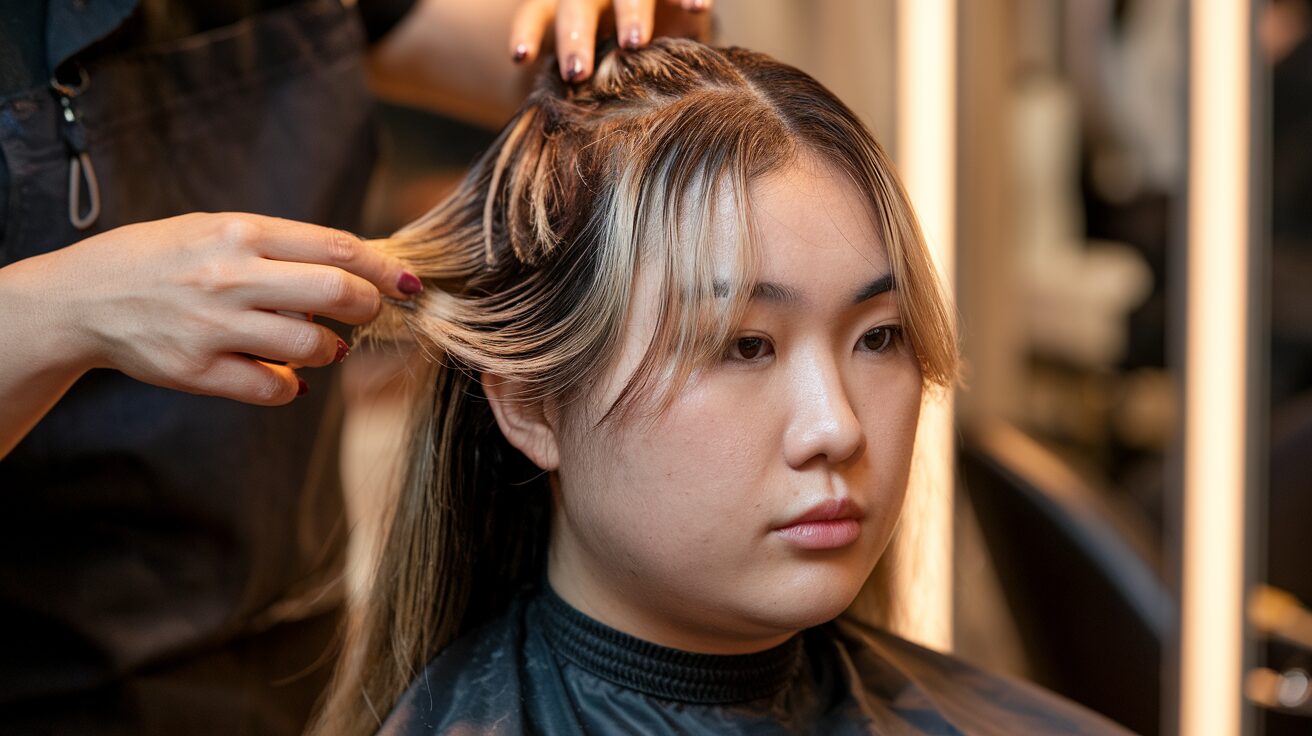 Face-Framing Highlights and Color Techniques