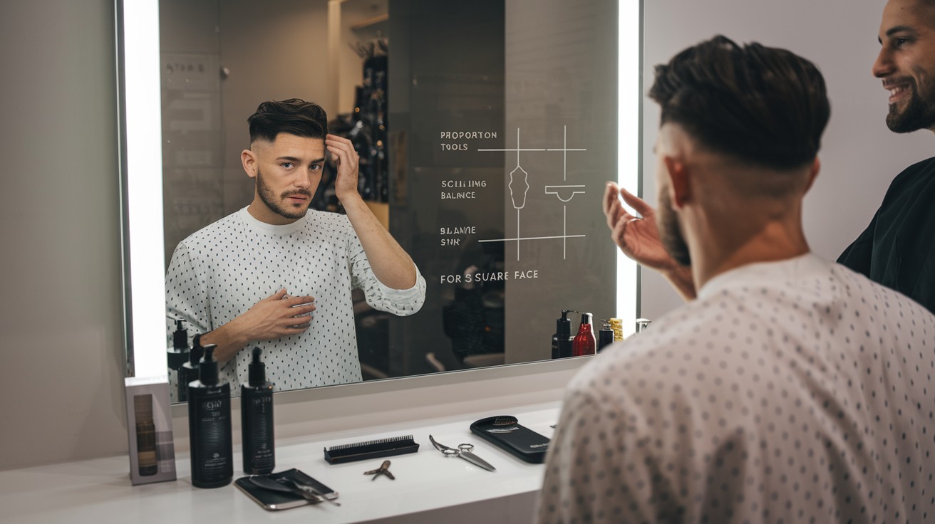 best hairstyles for square face men