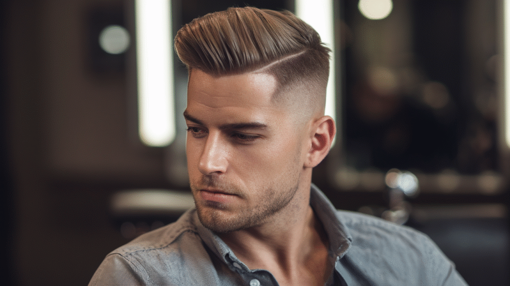 The Side-Swept Undercut: Modern Edge with Balance