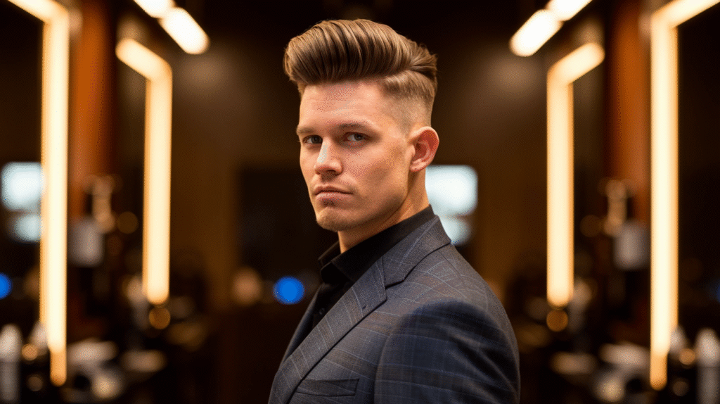 The Sophisticated Pompadour: Statement Style