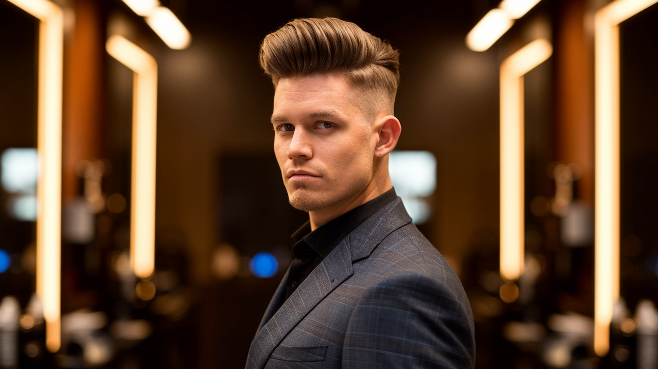 The Sophisticated Pompadour: Statement Style