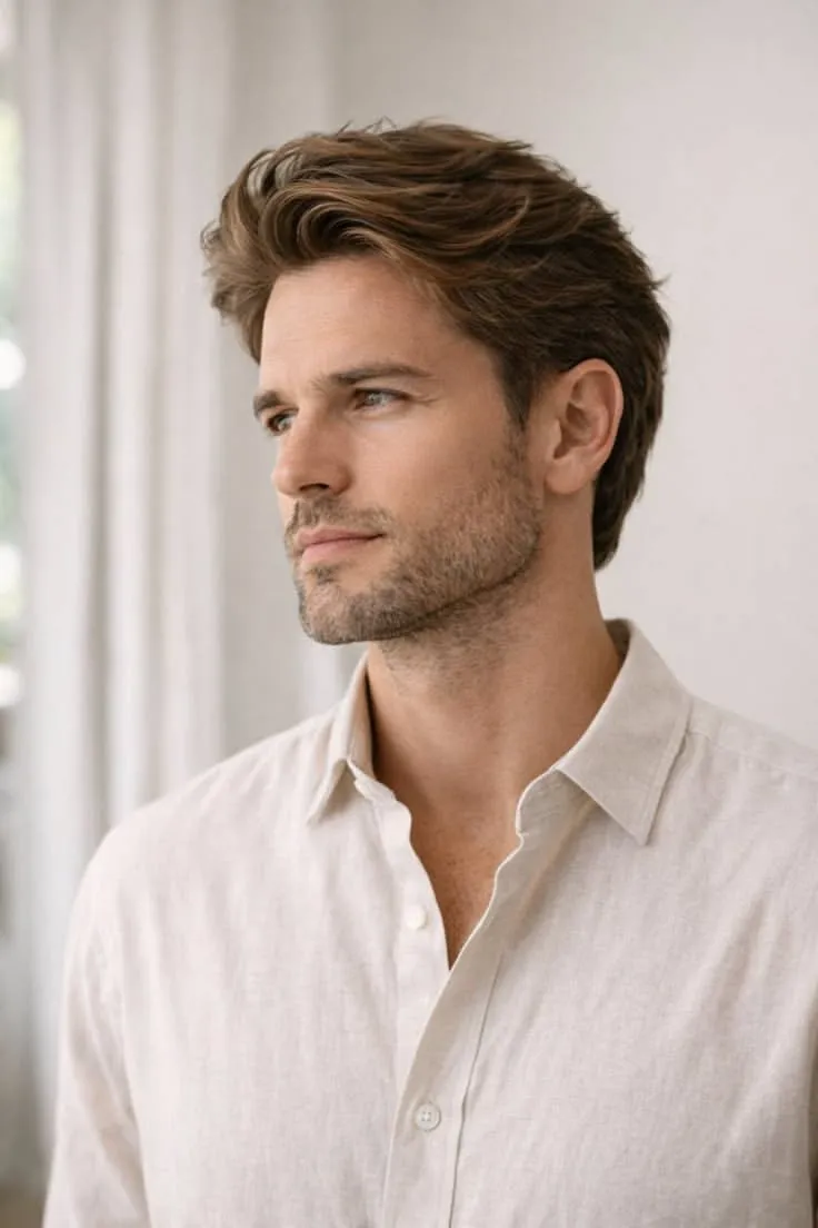 wavy blowout wavy hairstyles for men