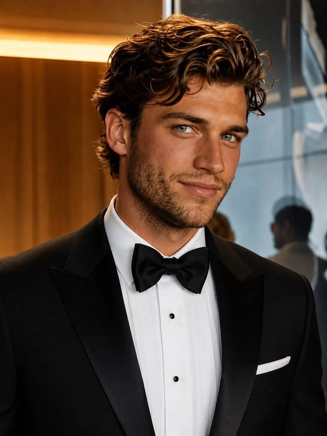 wavy hair with beard wavy hairstyles for men