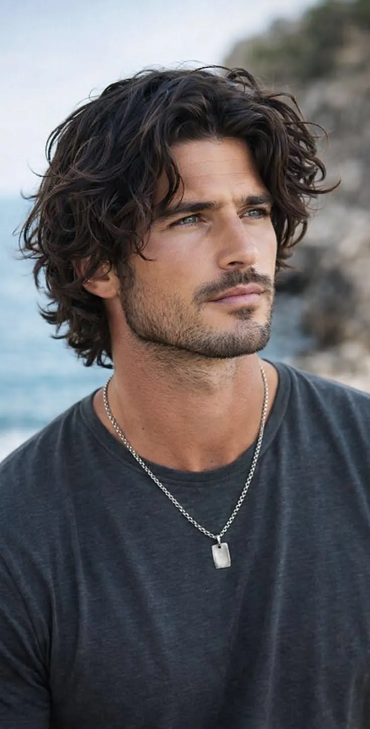 wavy ivy league wavy hairstyles for men