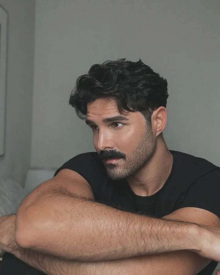 wavy mullet wavy hairstyles for men