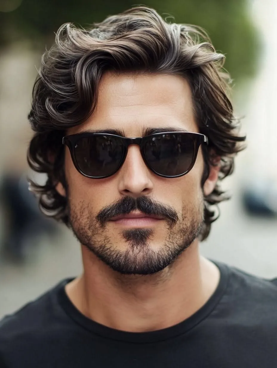 wavy pompadour fade wavy hairstyles for men