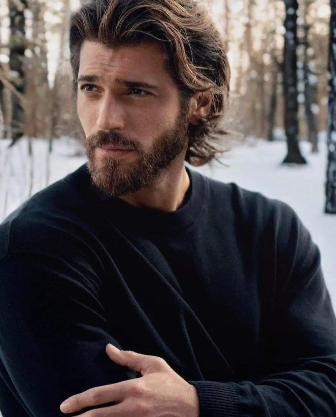 wavy side swept fringe wavy hairstyles for men